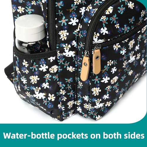 Leaper Water-resistant Pineapple Laptop Backpack Women Shouler Bag Bookbags Satchel Beige - color: Beige-pineapple, size: Large