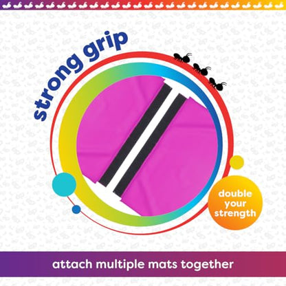 Antsy Pants Tumbling Mat for Kids – Gymnastics Mat, Easy to Clean, Sturdy, Foldable Tumbling Mats, Padded, Lightweight, Portable, Gymnastics Equipment for Active Play - color: 3-Fold Pink