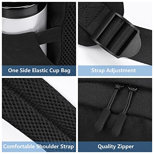 Travel Backpack for Men and Women,Classic Mini Backpack,Hiking, Lightweight Casual College Bookbag Daily Bag Daypack for Travel,Work,Gym (Black) - color: Black