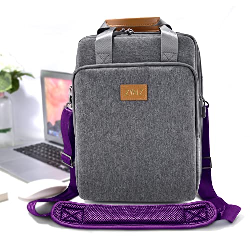 ZINZ 79 inch Shoulder Strap, Extra-thick Fixed Cushion Pad and Dual Clasps Universal Replacement Strap with Metal Swivel Hooks for Laptop Bags, Luggage Bags, Camera, Crossbody (200cm,Purple) - color: Purple