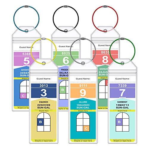 Cruise Luggage Tag Holder for Royal Caribbean Ships & Celebrity, 6Pack Clear Tags Cruise Travel Essentials for 2026-2027 - style: Royal Caribbean