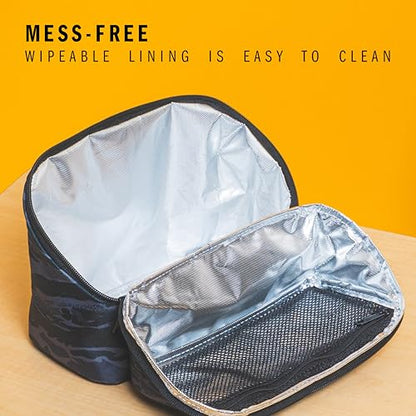 adidas Kids Affiliate Lunch Bag – Insulated Lunchbox for Girls and Boys, 6L - color: Powder Plum Purple/Clear Pink/Semi Flash Aqua Blue