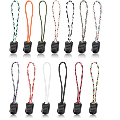 10 Pack Backpack Replacement Zipper Pulls Black - color: Black
