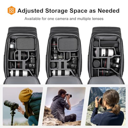 MOSISO Camera Backpack, DSLR/SLR/Mirrorless Photography Camera Bag