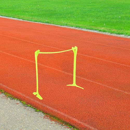 Cabilock Adjustable Foldable Soccer Training Hurdle – Green Agility Hurdles for Speed and Coordination Drills, Football Equipment for Athletic Agility Training
