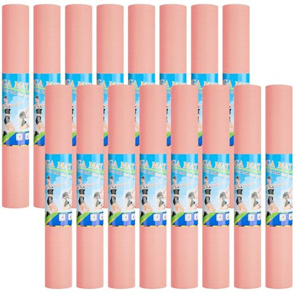 3 mm Thick Yoga Mat Bulk, Non Slip Exercise Workout Fitness Pad for Women Men, Gym Home Yoga Pilates, Easy to Clean, Sturdy PVC - color: Rose