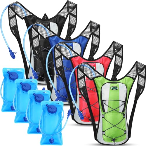 Chunful Hydration Backpack with 2L Water Bladder, Lightweight Hydration Pack Outdoor Water Backpack for Men Women Running Cycling Biking Climbing - color: Stylish Color