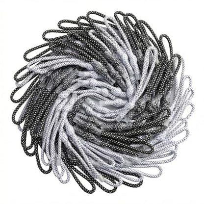60Pcs Zipper Pull Replacement Tabs for Backpack, Heavy Duty Nylon Zipper Pulls for Luggage, Jackets, Suitcases, Durable Braided Cord Extender for Outdoor Gear & Travel Bags