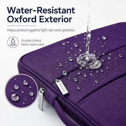 Voova 15.6-16 Inch Laptop Sleeve, Laptop Case, MacBook Case, Purple - color: Purple, size: 15.6-16 Inch
