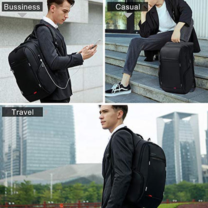 VGOAL Carry On Backpack,Extra Large 33L Flight Approved Water Resistant Durable 15.6-inch Laptop Backpacks - color: Fg3140