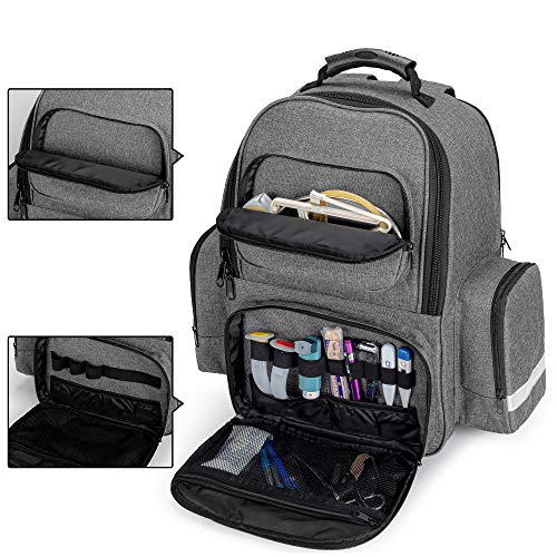 Trunab First Responder Bag Trauma Backpack Empty, Medical Emergency Kits Storage Jump Bag Pack for EMT, EMS, Police, Firefighters, Safety Officers - Patented Design Grey | Medical Emergency Kits Storage, Jump Bag Pack, For EMT, EMS, Police, Firefighters,