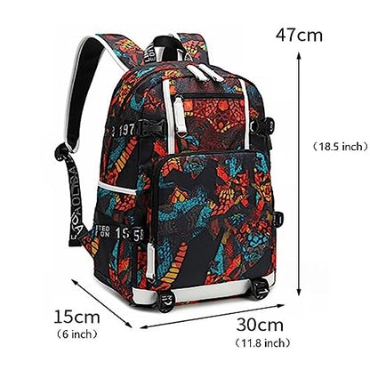 Basketball Legend Never Ends Multifunction Backpack Travel Laptop Daypack Fans Bag For Men Women (Style 3) - color: Sea Blue - Pattern 1