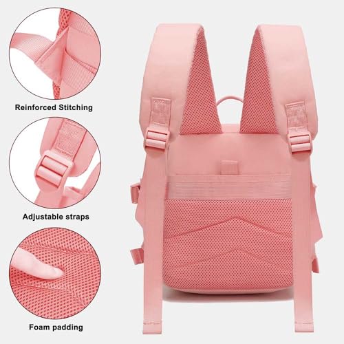 9L Mini Backpack for Men and Women, Small Backpack for Gym Hiking Travel Sports Running (Pink) - color: 9l-pink