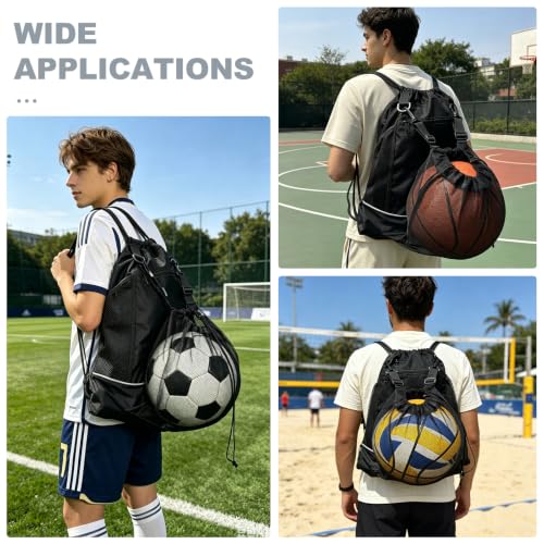 SSZYace Basketball Backpack for Boys Men Women Drawstring Backpack Basketball Bag