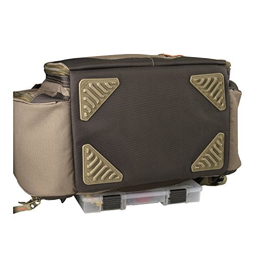 Custom Leathercraft Wild River CLC WT3505 Tackle Tek Mission Lighted Convertible Tackle Bag with Four PT3500 Trays, Small