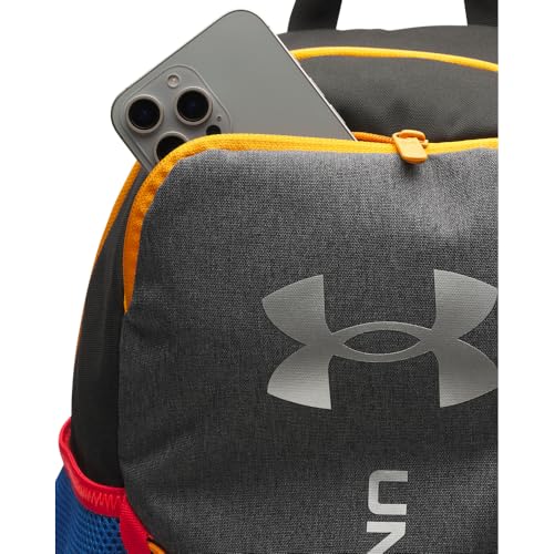 Under Armour Unisex Hustle Sport 6.0 Backpack, (003) Black/Black/Metallic Silver, One Size Fits Most - color: (003) Black / Black / Metallic Silver, size: One Size Fits Most