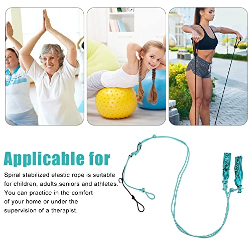 Stretch Strap,ANGGREK 0.2in Intermediate Muscle Spiral Stabilization Training Sport Stretches Rope Neck Sport Stretches Rope Yoga Stretching Strap