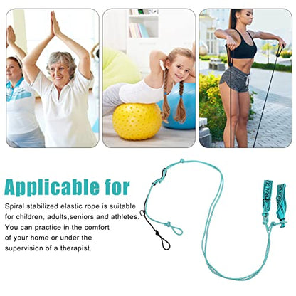 Stretch Strap,ANGGREK 0.2in Intermediate Muscle Spiral Stabilization Training Sport Stretches Rope Neck Sport Stretches Rope Yoga Stretching Strap