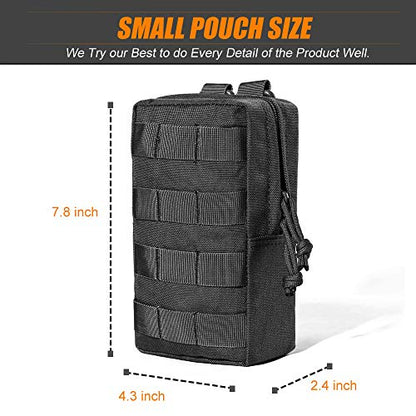 Upgraded Sports Water Bottles Pouch Bag, Tactical Drawstring Molle Water Bottle Holder Tactical Pouches, Travel Mesh Water Bottle Bag Tactical Hydration Carrier - color: 3 Molle Pouch