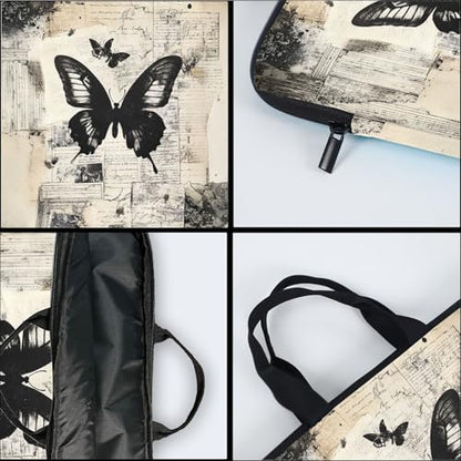 15-Inch Laptop Sleeve – Stylish, Lightweight, Shockproof, Water-Resistant Case for Lenovo, HP, Dell, Asus Notebooks - Black and White Butterfly - color: Black and White Butterfly