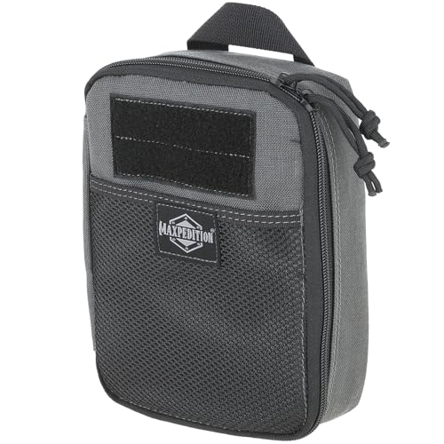 MAXPEDITION Beefy Pocket Organizer, Compact, MOLLE-Compatible, 1000D Nylon Tactical Pouch, Everyday Carry Tool and Gear Storage for Outdoor, Tactical, Survival, 0266 - color: Wolf Gray