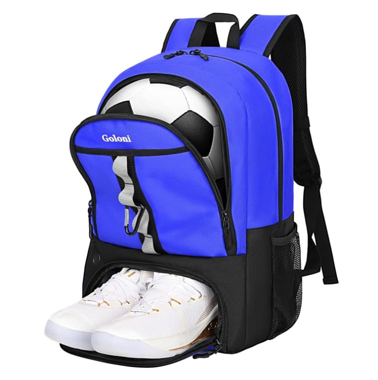 Ventilated Sports Duffel Bag with Separate Shoe Storage for Football Basketball Training Lightweight Backpack (Grey 02) - color: Grey 02