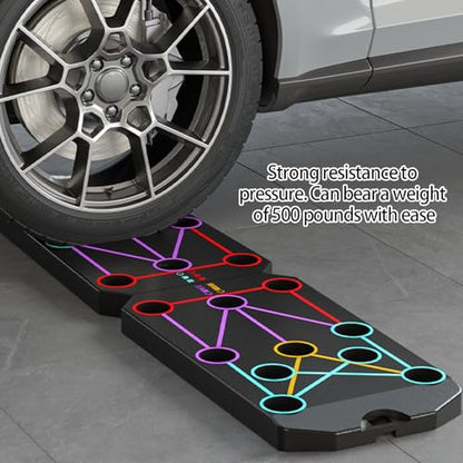 Multifunction Foldable Push Up Boards Portable Push Up Boards Fitness Equipment for Strength Training and Muscle Building Foldable Pushup Board - color: D