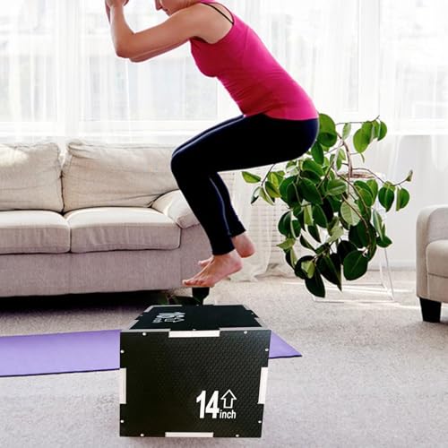 3 in 1 Plyo Box Plyo Jump Jumping Agility Portable Workout Up Box