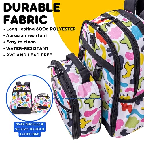 J World Duet Kids Backpack & Lunch Box Set For Boys & Girls Pre-K to Elementary School, Kiddo - color: Kiddo