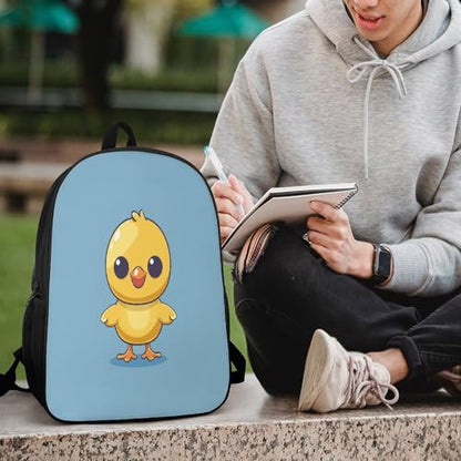 Travel Laptop Backpack Slim Durable Lightweight Back Pack Cute A Yellow Chicken Small Backpack For Women Men - color: A Yellow Chicken