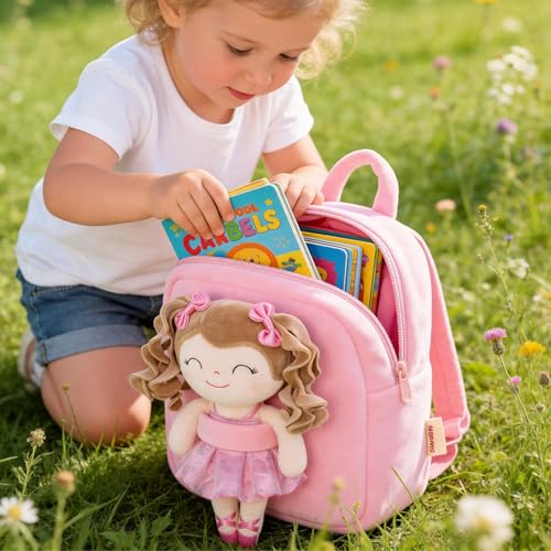 Gloveleya Kids Backpack - Pink 9 inches - color: Pink, size: 9 inches
