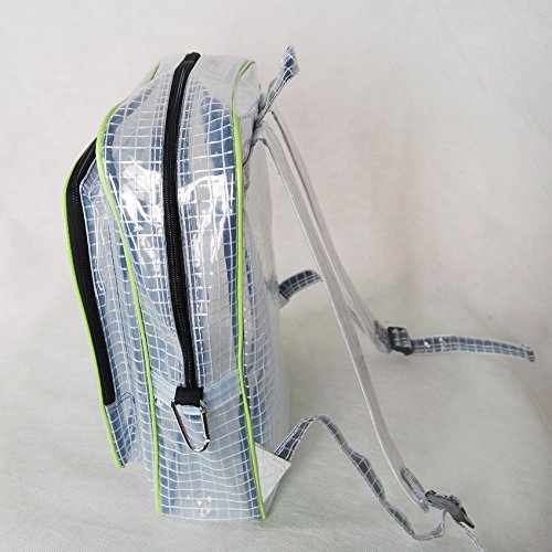 ESD 15.7inch 40cm*35cm*15cm anti-static clear backpack,cleanroom engineer tool bag full cover pvc for put computer tool working in clean room 1PCS … - color: One Piece Green Small