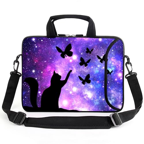 17" Shoulder Bag Adjustable shoulder strap Laptop sleeve Carrying case with mouse and power adapter storage bag (RYJD-17-7) - color: Ryjd-17-7