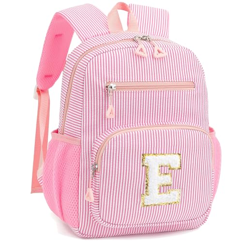 Mini Toddler Backpack for Girls 2-4, Cute Personalized Preschool Kindergarten Backpack for Kids Birthday Gifts (Pink E) - color: Pink, size: Mini-12"H(not fit folder）, style: E