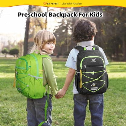 SKYSPER Kids Backpack 12L Children School Bag Child Boy Girl Pack Ages 4-8 for Traveling Day Trips Classes Camping(Applegreen) - color: Applegreen, size: Small