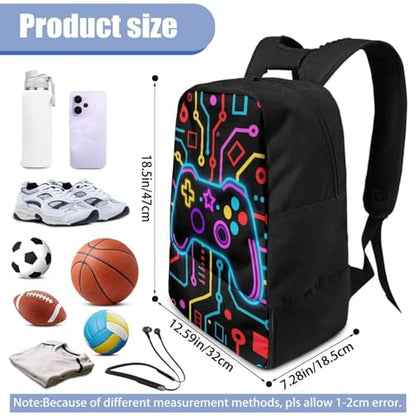 Basketball Backpack With Separate Ball Compartment And Shoes Fit Basketball Volleyball Football - color: Gamepad
