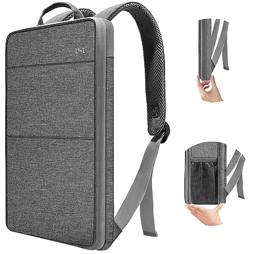 ZINZ Slim & Expandable Laptop Backpack Water Resistant Backpack Travel Backpack Compatible with MacBook Air/Pro/Neo 13-14 inch, XPS 13/14, Surface 13.5" and Most 13-14 Notebooks，G01Y01 - color: G01y01, size: 13"-14"