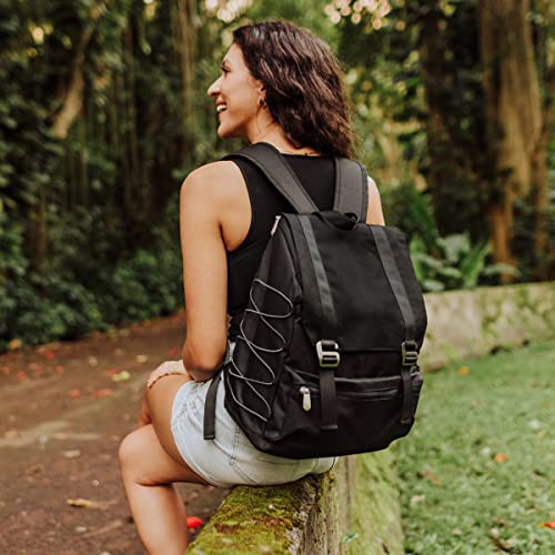 Picnic TIME OTG Traverse Backpack Cooler, Modern Backpack Cooler with 28-Can Capacity, Fully Insulated Outdoor Bag with Water Resistant Interior, Pockets, Straps, and Bottle Opener, (Black) - color: Black