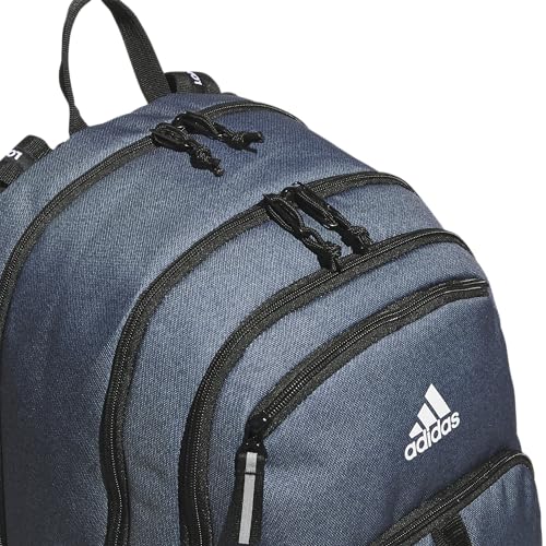 adidas Prime 7 Backpack for Laptop, School and Travel, 37L - color: Twill Onix Grey/Black/White/2