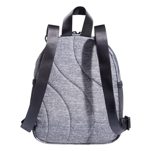Linear Mini Backpack Small Travel Bag - color: Jersey Grey/Onix Grey/White