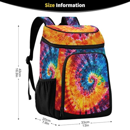 Tropical Pineapples Fruits Cooler Backpack Insulated Leak Proof Beach Cooler Bag Soft Lunch Picnic Hiking Camping Backpack Cooler - color: silver8
