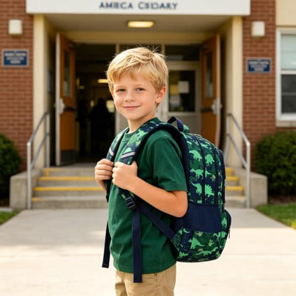 abshoo Dinosaur Backpack For Boys Kindergarten Elementary Bookbag Lightweight Kids School Bag (Dinosaur) - color: Dinosaur