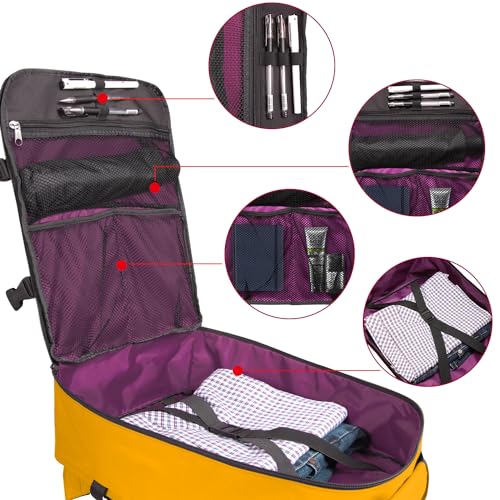 Lightweight Under-seat Backpack for Clothes Travel Overnight Women Men, 15.6 Laptop Minimalist Backpack, Stylish and Casual, Papaya - color: Papaya