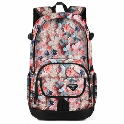 rickyh style School Backpack Travel Bag for Men & Women Lightweight College Back Pack with Laptop Compartmen - color: 04hude