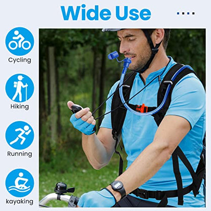 2 Set Hydration Backpack with 2L Water Bladder, Hydration Pack with Hydration Bladder Hiking Running Cycling Biking Water Backpack Pack for Men and Women