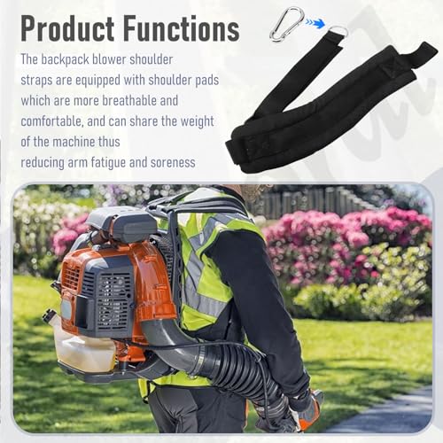 Fennoral 585149801 585149701 Left Strap and Right Strap Compatible with Husqvarna 130BT Model Blowers Replace 504121701, 5041217-01, 504121601, 5041216-01