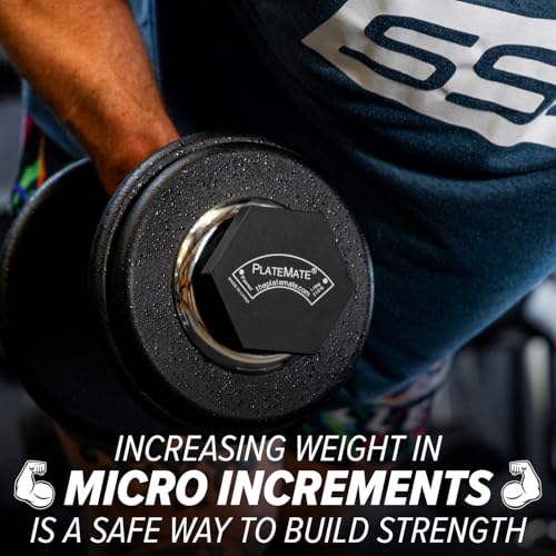 PlateMate Microload Pair Magnetic Weights - Choose Between 1.25 lbs or 2.5 lbs Hex - style: 2.5 Lbs (Pair)