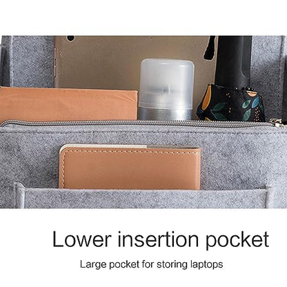 Backpack Organizer with Dividers - Small Bag, Shoulder Bag, Handbag, Rucksack, Lady Purse Insert