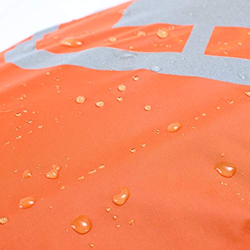 OGIO 122014.205 High-Visibility No Drag Motorcycle Backpack Rain Cover