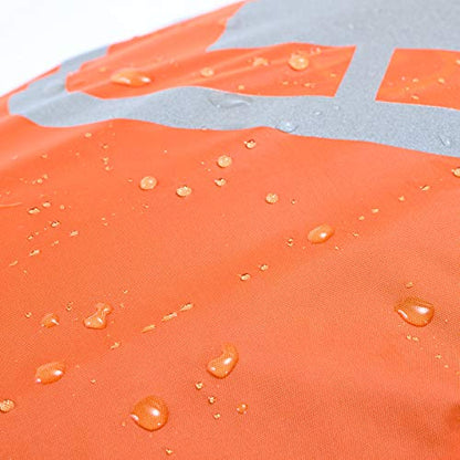 OGIO 122014.205 High-Visibility No Drag Motorcycle Backpack Rain Cover